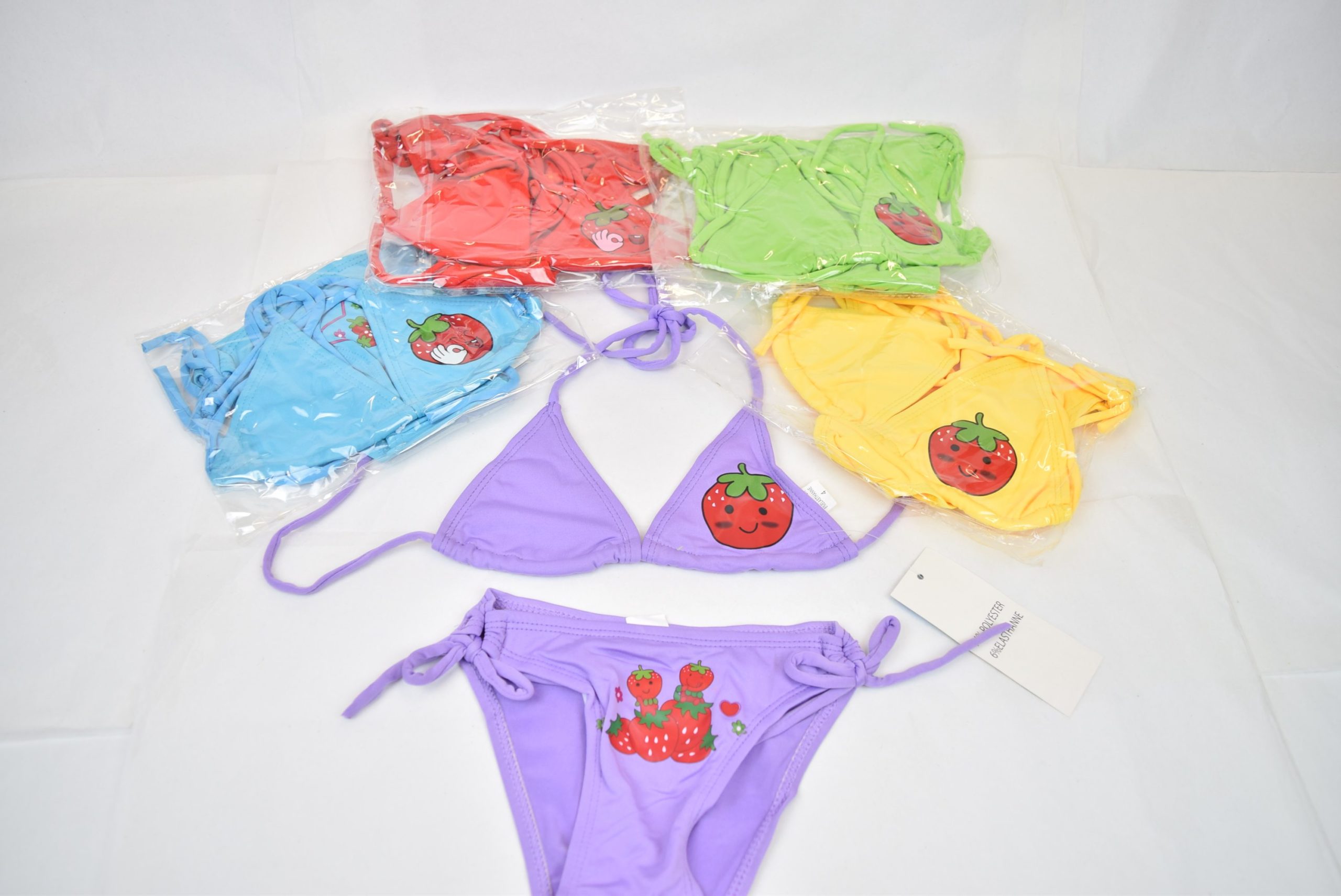 Maillot de Bain 2 Pièce Fille (x12) - Grossiste France - Grossiste en ligne