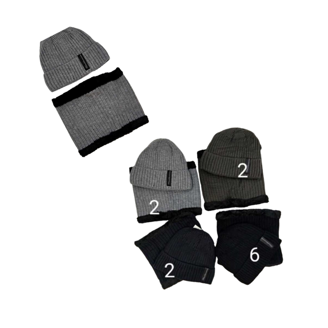 Ensemble Bonnet écharpe Gants Enfant - Tricoté Chaud, Pour L’hiver Et Les Sports D’extérieur